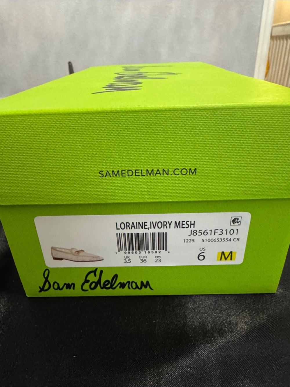 Sam Edelman Loraine Ivory Mesh Loafers - Ivory